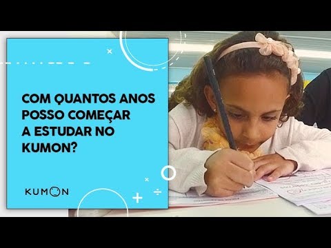 Com quantos anos posso começar a estudar no Kumon