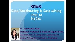 Celebrity Data Warehousing and Data Mining(Part 6) Big Data Profile