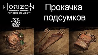 Horizon Forbidden West / Прокачка подсумков