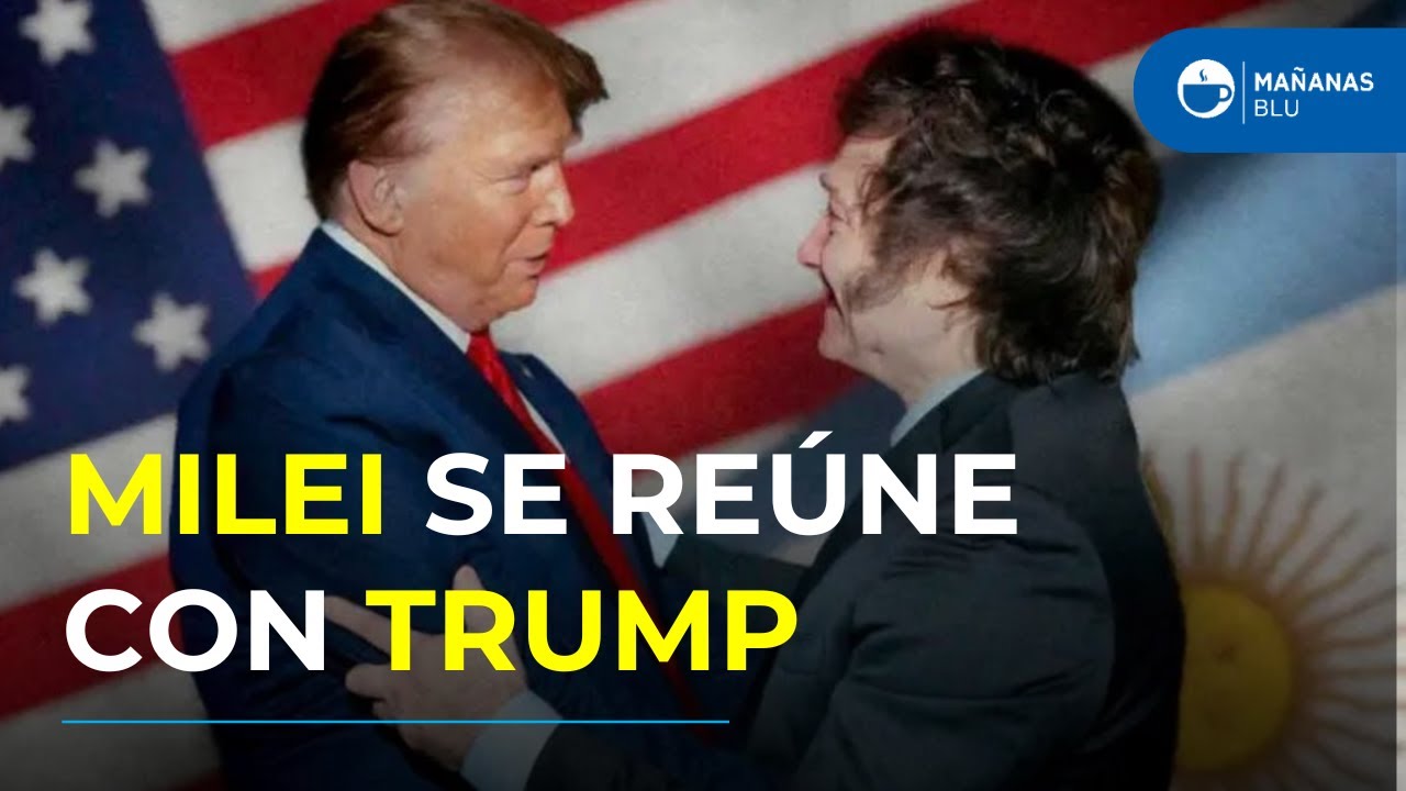 ¡Giro político! Milei se encuentra con Trump en su decimotercer viaje a ...