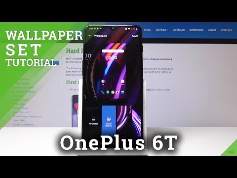 How to Change Wallpaper in OnePlus 6T - Update Lock & Home Screen