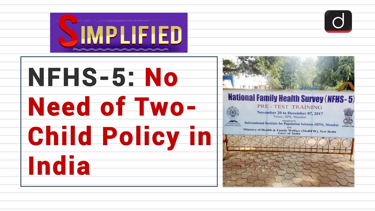 NFHS-5: No Need of Two-Child Policy in India: Simplified