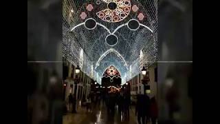 Best Of Costa Del Sol Malaga Spain Picasso Town At Night Christmas Lights