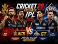 RCB vs GT IPL 2026 Match |🏏 Cricket 26 Gameplay | 60 FPS | Full Match | Need Gaming
