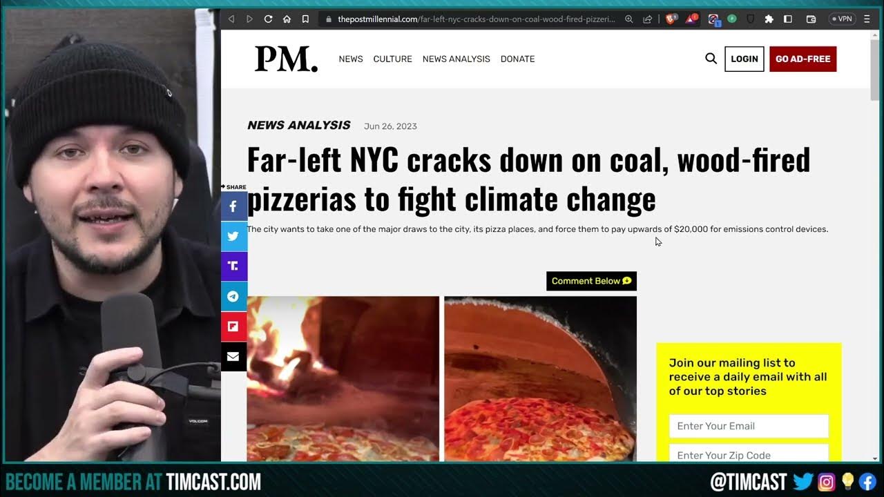 NYC Will END Traditional Pizzas Over Climate Change Sparking OUTRAGE, They Want You To EAT BUGS