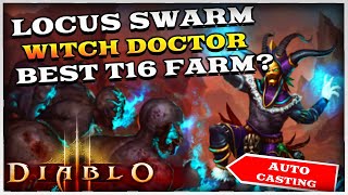 Diablo 3 Witch Doctor Season 27 PTR Helltooth AUTO CAST Locus Swarm T16 Build!