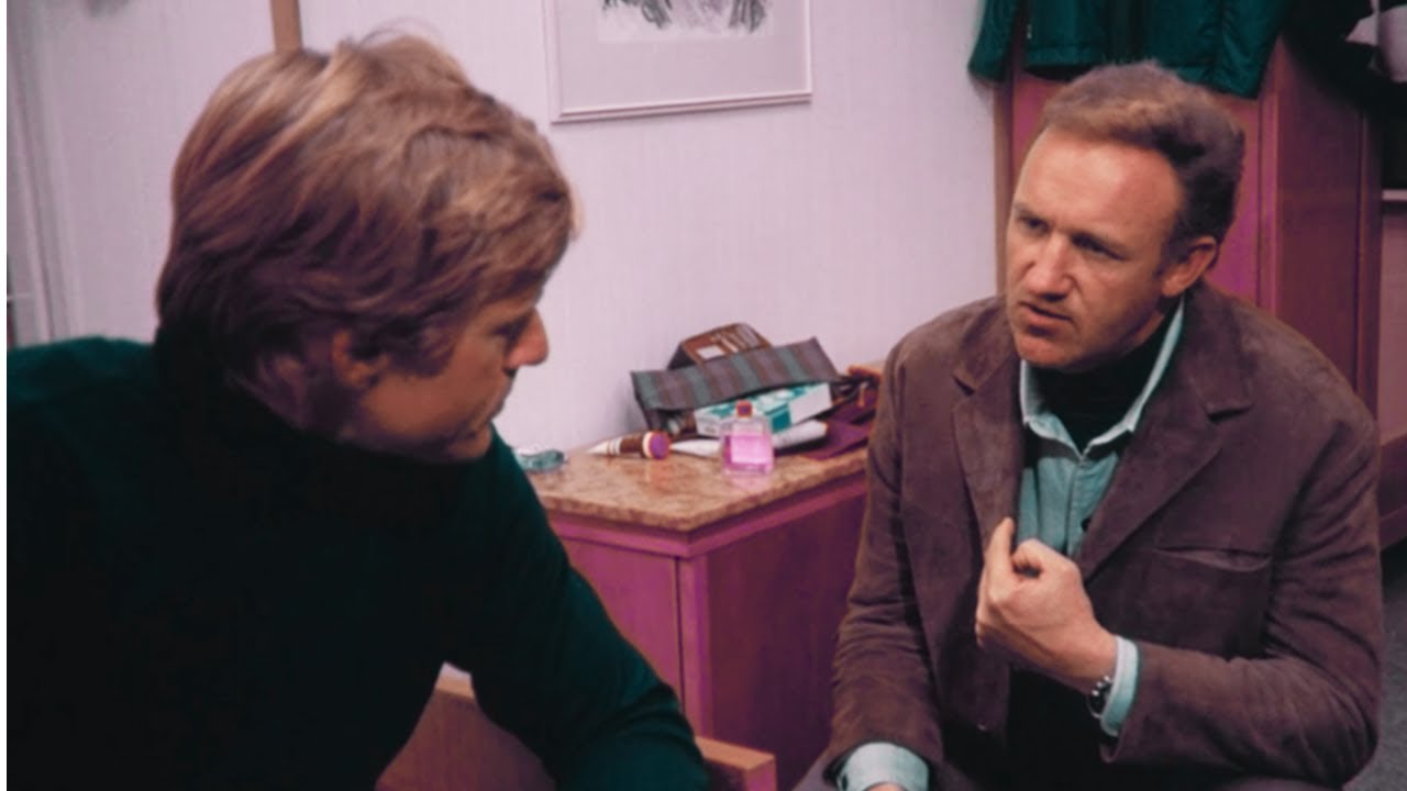 Gene Hackman & Robert Redford in a Pivotal Scene from Downhill Racer