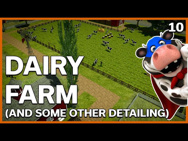 MegaMod 9 Banished Gameplay - Dairy Farm