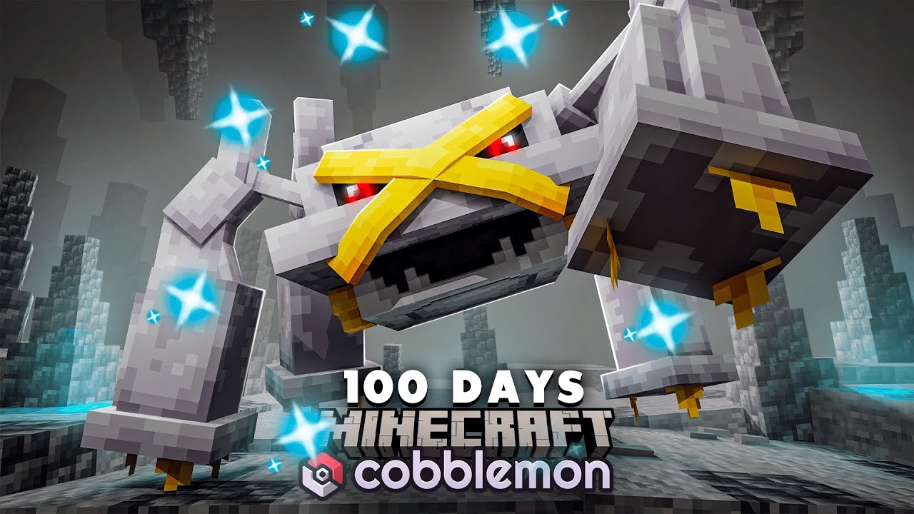 I Spent 100 Days in SHINY-ONLY Pokémon Minecraft VS. my Rival! (Duos Cobblemon)