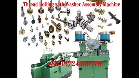 High Precise Screw Washer Assembly Machine for Flat Washer Spring with Combination Screw.
