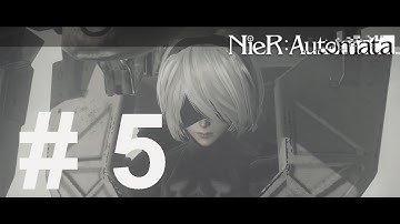 🎮Nier Automata #5 Pascal Village - and the Goliath inside the City Ruins