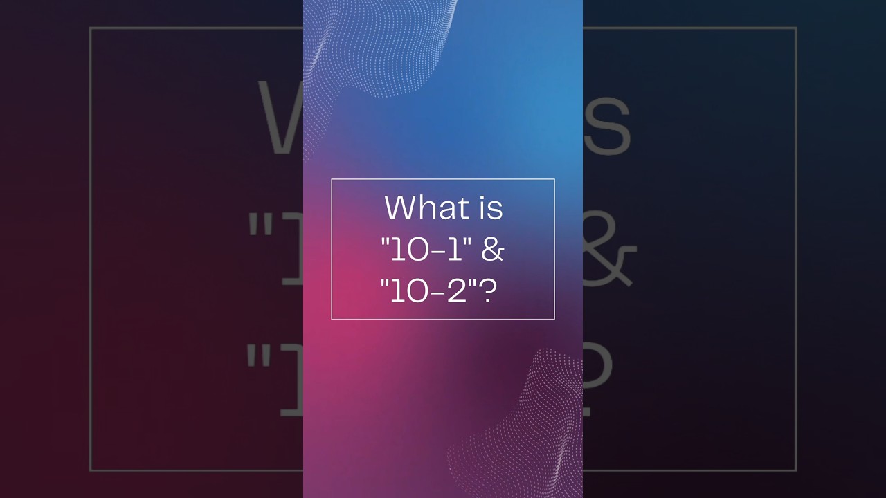 What is "10-1" & "10-2"? | Acting Terms