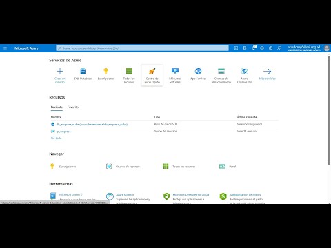 Cómo crear una base de datos SQL en la nube con Microsoft Azure - Video
