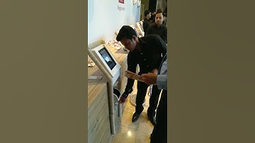 PVC Badge Printing Kiosk via QR Code at ABG Voyage 2017