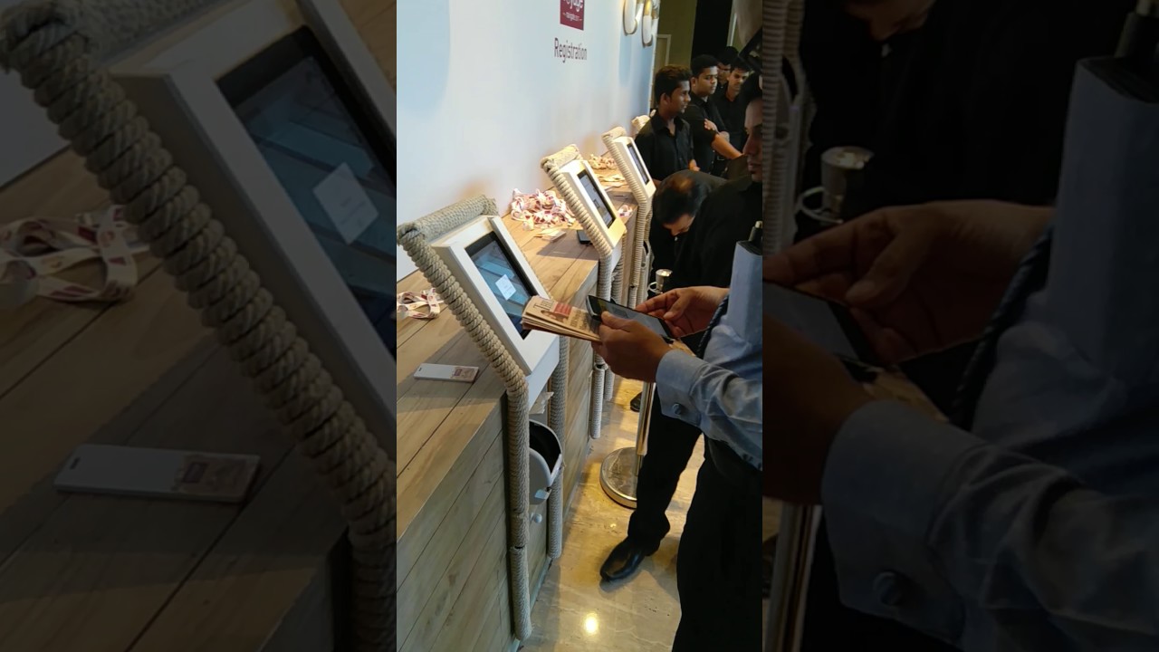 PVC Badge Printing Kiosk via QR Code at ABG Voyage 2017