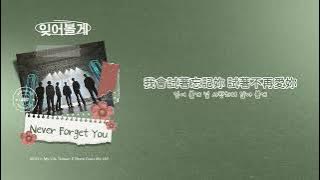 【韓繁中字】iKON - 잊어볼게/試著忘記 (Never Forget You)｜iKON is My Life Taiwan中字 [Chinese sub]