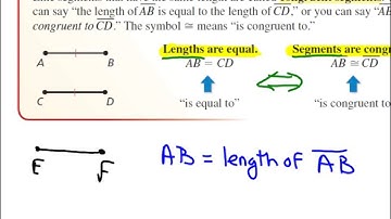 Chapter 1 Section 2  Segment Addition