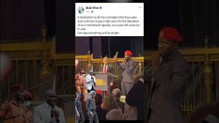 Our President BobiWine recognised for his leadership in courage #shorts #musevenimustgo #humanrights