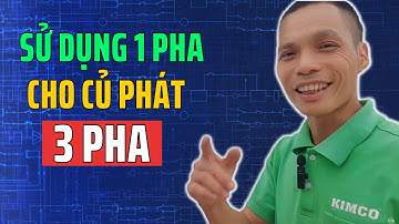Sử dụng 1 pha hiệu quả nhất khi dùng củ phát  3 pha | Quang máy phát điện