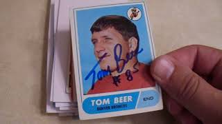 TTM Recap 299 with 102 Autographs from 27 People Andys Attic Care Package Robert Brazile Signed Card
