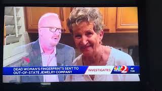 Funeral home takes my mother’s fingerprints.
