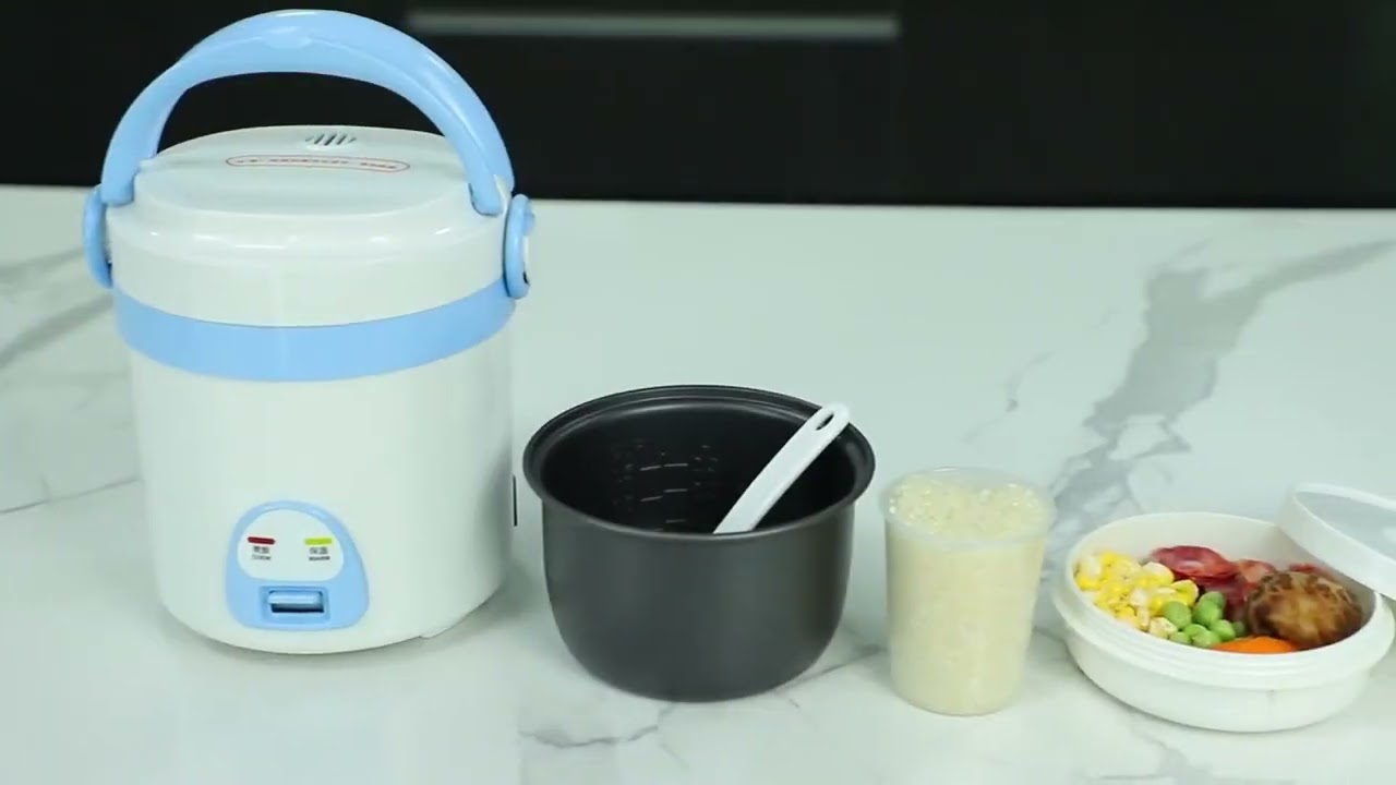 portable electric mini rice cooker 0.3l