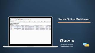 Solvia Online Mutabakat Çözümü
