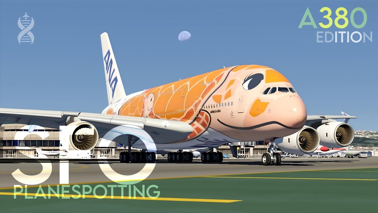 Planespotting at San Francisco - A380 Edition - Aerofly FS