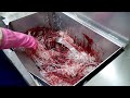 Amazing skills of making blood sausage, Handmade sundae / 두손순대 / Korean street food