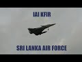 IAI Kfir fighter Jet of Sri Lanka Air Force (SLAF)