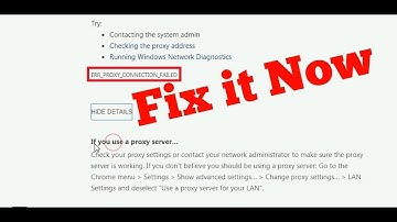How to Fix There is no Internet Connection ERR PROXY CONNECTION FAILD on Google Chrome in Windows, 2