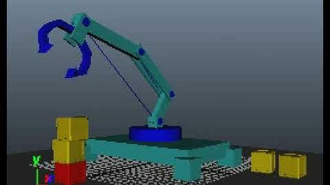 Robot Arm - 3D Animation