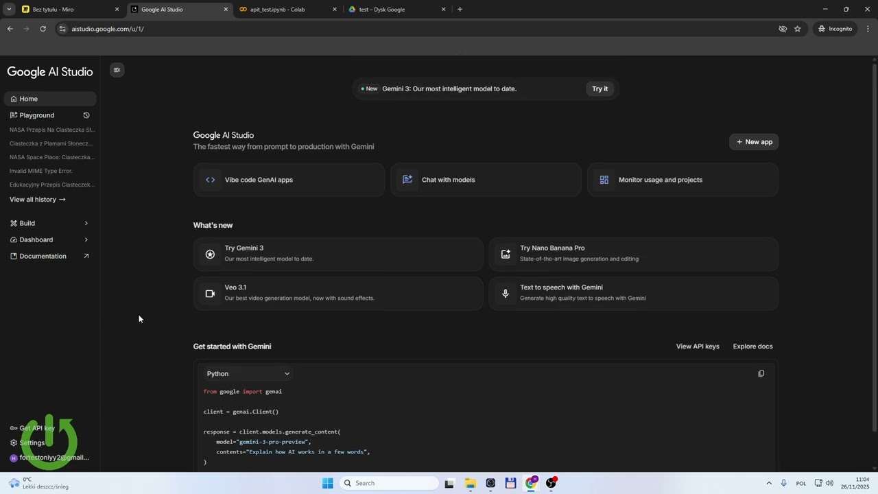 Google AI Studio 1/9: Milion-tokenowy mózg — opanuj super-kontekst i pracę z plikami