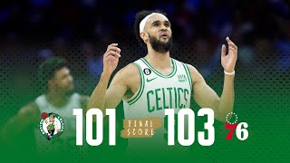 FULL GAME HIGHLIGHTS: Celtics can't hold on, fall to 76ers 103-101
