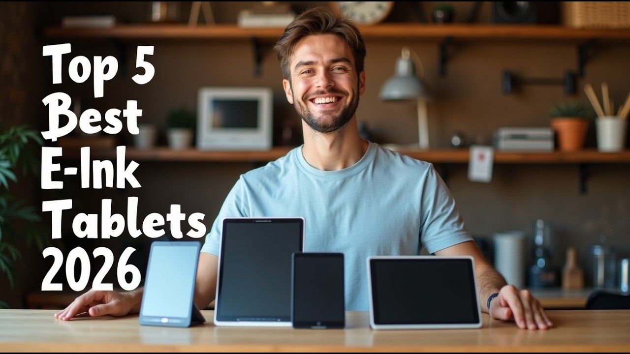 Эти 5 планшетов с электронными чернилами, которые появятся в 2026 году, ощущаются как настоящая б...