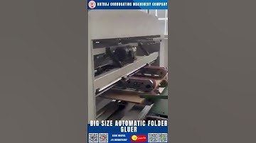 Big Size Automatic Folder Gluer Machine | Natraj Corrugation Machine | Nagpal Industries