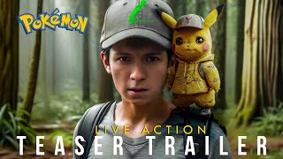 POKEMON: The Movie &quot;Live Action&quot; Teaser Trailer (2024) Tom Holland, Warner Bros. Concept