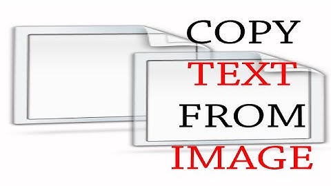 How to copy text from any image 100% working
