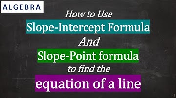 Equation of A Line Given Two Points