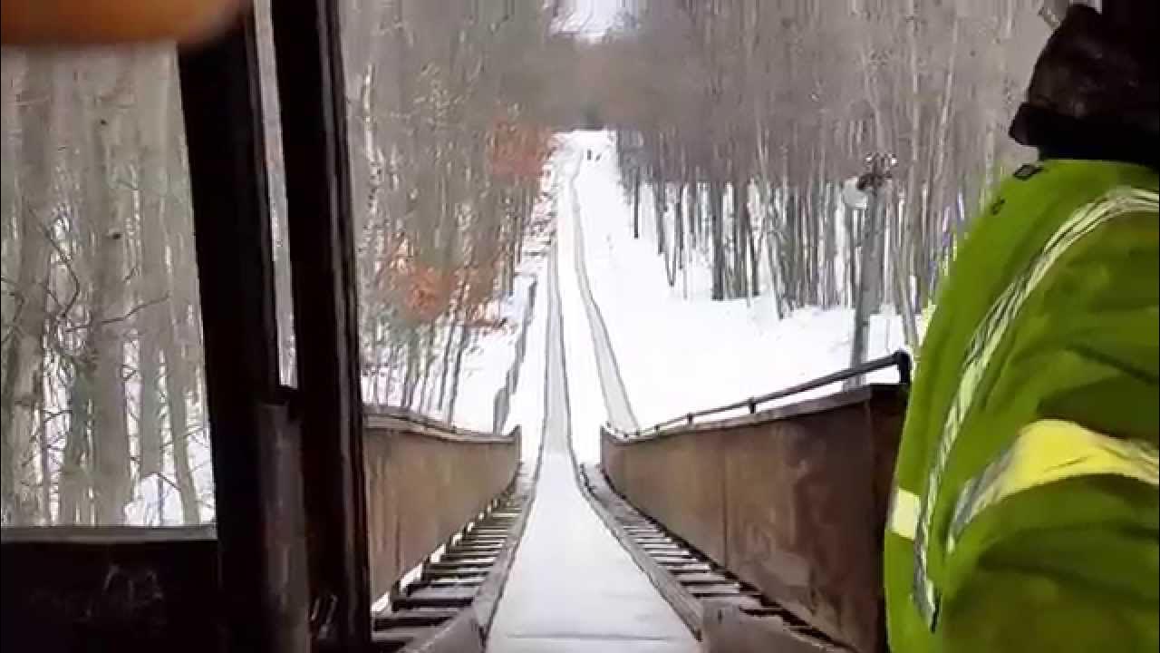 TOBOGGAN RUN!!!! Midland Michigan, City Forrest. YouTube
