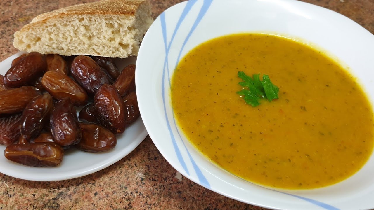 SOPA al estilo marroqui rica y nutritiva  / comida de Marruecos