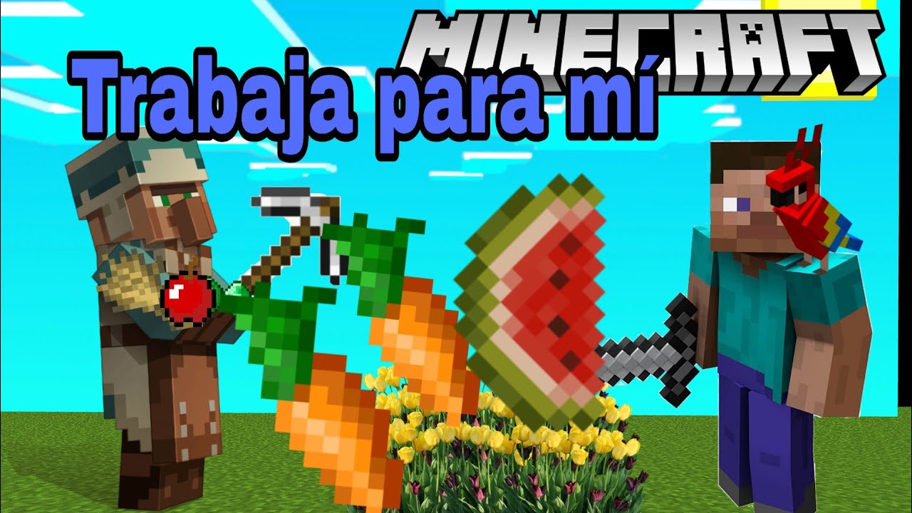 Como Hacer Que Los Aldeanos Trabajen En Minecraft
