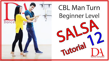 Salsa Tutorial 12: CBL Man Turn | Salsa Beginners | by Marius&Elena