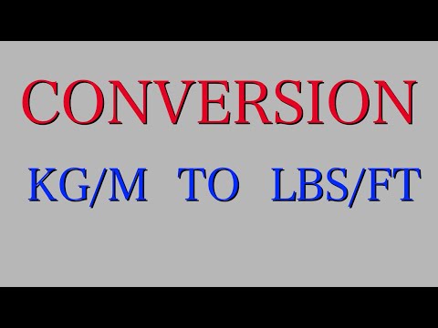 Video: Ako konvertujete mg L na LBS?