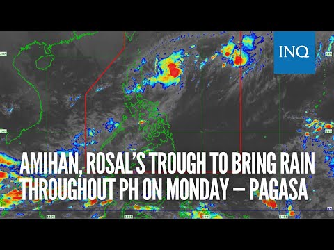 Amihan, Rosal’s trough to bring rain throughout PH on Monday — Pagasa