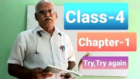 Class-4 English class/ Chapter-1 Try,Try again/ by R.S. Tiwari Sir part-1