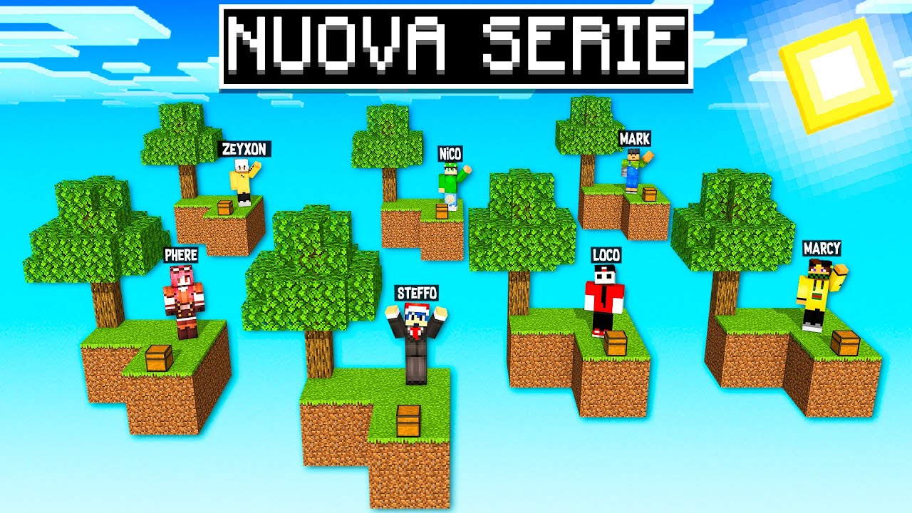 LA NOSTRA NUOVA SERIE DI GRUPPO SU MINECRAFT!