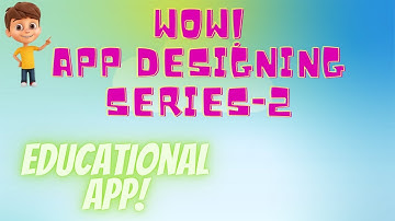 Amazing! starting Educational app making on Kodular Creator Part-1 ( Splash Screen design and code)