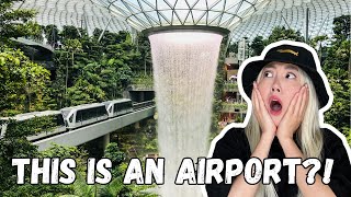 I took my husband on a date to the WORLD'S BEST AIRPORT! || Singapore’s Changi Airport ✈️