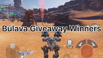 War Robots | Bulava Giveaway Winners